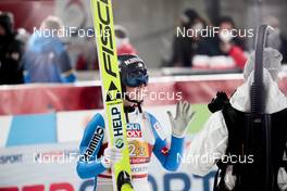 28.02.2021, Oberstdorf, Germany (GER): Maren Lundby (NOR) - FIS nordic world ski championships ski jumping men, mixed team HS106, Oberstdorf (GER). www.nordicfocus.com. © Modica/NordicFocus. Every downloaded picture is fee-liable.