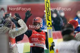 06.03.2021, Oberstdorf, Germany (GER): Stefan Kraft (AUT) - FIS nordic world ski championships ski jumping men, team HS137, Oberstdorf (GER). www.nordicfocus.com. © Thibaut/NordicFocus. Every downloaded picture is fee-liable.