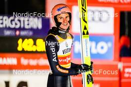 28.11.2021, Ruka, Finland (FIN): Karl Geiger (GER) - FIS world cup ski jumping men, individual HS142, Ruka (FIN). www.nordicfocus.com. © Thibaut/NordicFocus. Every downloaded picture is fee-liable.