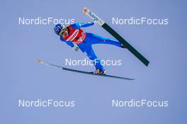 11.12.2021, Klingenthal, Germany (GER): Giovanni Bresadola (ITA) - FIS world cup ski jumping men, individual HS140, Klingenthal (GER). www.nordicfocus.com. © Thibaut/NordicFocus. Every downloaded picture is fee-liable.