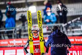 11.12.2021, Klingenthal, Germany (GER): Simon Ammann (SUI) - FIS world cup ski jumping men, individual HS140, Klingenthal (GER). www.nordicfocus.com. © Thibaut/NordicFocus. Every downloaded picture is fee-liable.