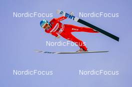 11.12.2021, Klingenthal, Germany (GER): Dominik Peter (SUI) - FIS world cup ski jumping men, individual HS140, Klingenthal (GER). www.nordicfocus.com. © Thibaut/NordicFocus. Every downloaded picture is fee-liable.