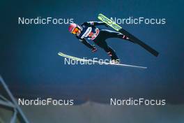 12.12.2021, Klingenthal, Germany (GER): Daniel Huber (AUT) - FIS world cup ski jumping men, individual HS140, Klingenthal (GER). www.nordicfocus.com. © Thibaut/NordicFocus. Every downloaded picture is fee-liable.