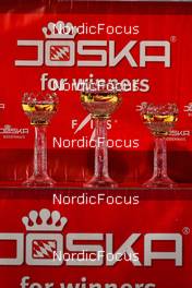 29.12.2021, Oberstdorf, Germany (GER): feature: trophies of the day - FIS world cup ski jumping men, four hills tournament, individual HS137, Oberstdorf (GER). www.nordicfocus.com. © Reichert/NordicFocus. Every downloaded picture is fee-liable.