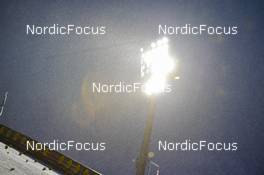29.12.2021, Oberstdorf, Germany (GER): feature: rainy conditions, floodlights - FIS world cup ski jumping men, four hills tournament, individual HS137, Oberstdorf (GER). www.nordicfocus.com. © Reichert/NordicFocus. Every downloaded picture is fee-liable.