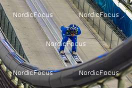 29.12.2021, Oberstdorf, Germany (GER): Giovanni Bresadola (ITA) - FIS world cup ski jumping men, four hills tournament, individual HS137, Oberstdorf (GER). www.nordicfocus.com. © Reichert/NordicFocus. Every downloaded picture is fee-liable.