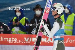 29.12.2021, Oberstdorf, Germany (GER): Daniel Huber (AUT), Daniel Andre Tande (NOR) - FIS world cup ski jumping men, four hills tournament, individual HS137, Oberstdorf (GER). www.nordicfocus.com. © Reichert/NordicFocus. Every downloaded picture is fee-liable.