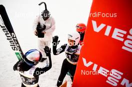26.03.2021, Chaikovsky, Russia (RUS): Sara Takanashi (JPN), Nozomi Maruyama (JPN), (l-r) - FIS world cup ski jumping women, individual HS102, Chaikovsky (RUS). www.nordicfocus.com. © Tumashov/NordicFocus. Every downloaded picture is fee-liable.
