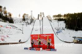 26.03.2021, Chaikovsky, Russia (RUS): Sara Takanashi (JPN), Marita Kramer (AUT), Nika Kriznar (SLO), (l-r) - FIS world cup ski jumping women, individual HS102, Chaikovsky (RUS). www.nordicfocus.com. © Tumashov/NordicFocus. Every downloaded picture is fee-liable.