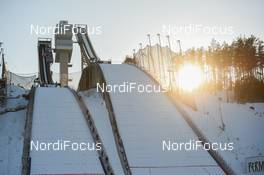 26.03.2021, Chaikovsky, Russia (RUS): Feature: Venue overview over the jumping hils of Chaikovsky - FIS world cup ski jumping women, individual HS102, Chaikovsky (RUS). www.nordicfocus.com. © Tumashov/NordicFocus. Every downloaded picture is fee-liable.