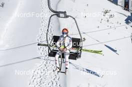 25.03.2021, Chaikovsky, Russia (RUS): Marita Kramer (AUT) - FIS world cup ski jumping women, training, Chaikovsky (RUS). www.nordicfocus.com. © Tumashov/NordicFocus. Every downloaded picture is fee-liable.