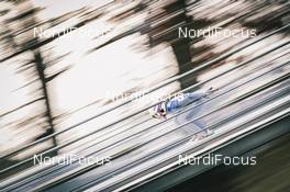 05.02.2021, Hinzenbach, Austria (AUT): Natasha Bodnarchuk (CAN) - FIS world cup ski jumping women, individual HS90, Hinzenbach (AUT). www.nordicfocus.com. © Modica/NordicFocus. Every downloaded picture is fee-liable.