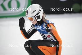 05.02.2021, Hinzenbach, Austria (AUT): Kristina Prokopieva (RUS) - FIS world cup ski jumping women, individual HS90, Hinzenbach (AUT). www.nordicfocus.com. © Modica/NordicFocus. Every downloaded picture is fee-liable.