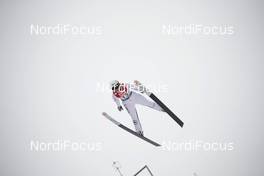 06.02.2021, Hinzenbach, Austria (AUT): Logan Sankey (USA) - FIS world cup ski jumping women, individual HS90, Hinzenbach (AUT). www.nordicfocus.com. © Modica/NordicFocus. Every downloaded picture is fee-liable.