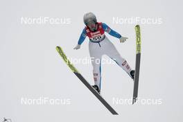 06.02.2021, Hinzenbach, Austria (AUT): Sophie Sorschag (AUT) - FIS world cup ski jumping women, individual HS90, Hinzenbach (AUT). www.nordicfocus.com. © Modica/NordicFocus. Every downloaded picture is fee-liable.