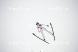 06.02.2021, Hinzenbach, Austria (AUT): Daniela Haralambie (ROU) - FIS world cup ski jumping women, individual HS90, Hinzenbach (AUT). www.nordicfocus.com. © Modica/NordicFocus. Every downloaded picture is fee-liable.