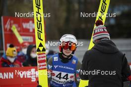 07.02.2021, Hinzenbach, Austria (AUT): Lisa Eder (AUT) - FIS world cup ski jumping women, individual HS90, Hinzenbach (AUT). www.nordicfocus.com. © Modica/NordicFocus. Every downloaded picture is fee-liable.