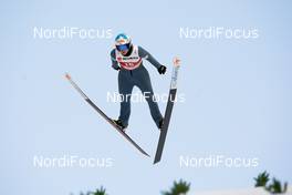 25.02.2021, Oberstdorf, Germany (GER): Julia Kykkaenen (FIN) - FIS nordic world ski championships ski jumping women, individual HS106, Oberstdorf (GER). www.nordicfocus.com. © Thibaut/NordicFocus. Every downloaded picture is fee-liable.