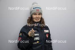 25.02.2021, Oberstdorf, Germany (GER): Anna Odine Stroem (NOR) - FIS nordic world ski championships ski jumping women, medals, Oberstdorf (GER). www.nordicfocus.com. © Modica/NordicFocus. Every downloaded picture is fee-liable.