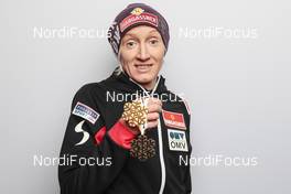 25.02.2021, Oberstdorf, Germany (GER): Daniela Iraschko-Stolz (AUT) - FIS nordic world ski championships ski jumping women, medals, Oberstdorf (GER). www.nordicfocus.com. © Modica/NordicFocus. Every downloaded picture is fee-liable.