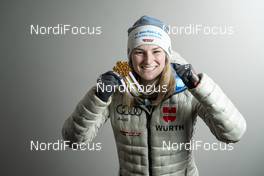 25.02.2021, Oberstdorf, Germany (GER): Anna Rupprecht (GER) - FIS nordic world ski championships ski jumping women, medals, Oberstdorf (GER). www.nordicfocus.com. © Thibaut/NordicFocus. Every downloaded picture is fee-liable.