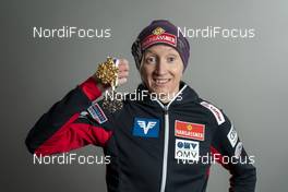 25.02.2021, Oberstdorf, Germany (GER): Daniela Iraschko-Stolz (AUT) - FIS nordic world ski championships ski jumping women, medals, Oberstdorf (GER). www.nordicfocus.com. © Thibaut/NordicFocus. Every downloaded picture is fee-liable.