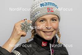 25.02.2021, Oberstdorf, Germany (GER): Maren Lundby (NOR) - FIS nordic world ski championships ski jumping women, medals, Oberstdorf (GER). www.nordicfocus.com. © Modica/NordicFocus. Every downloaded picture is fee-liable.