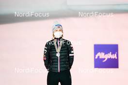 25.02.2021, Oberstdorf, Germany (GER): Maren Lundby (NOR) - FIS nordic world ski championships ski jumping women, medals, Oberstdorf (GER). www.nordicfocus.com. © Thibaut/NordicFocus. Every downloaded picture is fee-liable.