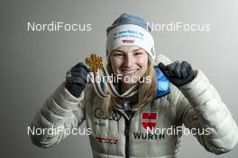 25.02.2021, Oberstdorf, Germany (GER): Anna Rupprecht (GER) - FIS nordic world ski championships ski jumping women, medals, Oberstdorf (GER). www.nordicfocus.com. © Thibaut/NordicFocus. Every downloaded picture is fee-liable.