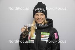 25.02.2021, Oberstdorf, Germany (GER): Spela Rogelj (SLO) - FIS nordic world ski championships ski jumping women, medals, Oberstdorf (GER). www.nordicfocus.com. © Modica/NordicFocus. Every downloaded picture is fee-liable.