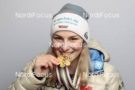 25.02.2021, Oberstdorf, Germany (GER): Anna Rupprecht (GER) - FIS nordic world ski championships ski jumping women, medals, Oberstdorf (GER). www.nordicfocus.com. © Modica/NordicFocus. Every downloaded picture is fee-liable.