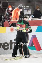 26.02.2021, Oberstdorf, Germany (GER): Nika Kriznar (SLO), Spela Rogelj (SLO), (l-r)  - FIS nordic world ski championships ski jumping women, team HS106, Oberstdorf (GER). www.nordicfocus.com. © Modica/NordicFocus. Every downloaded picture is fee-liable.