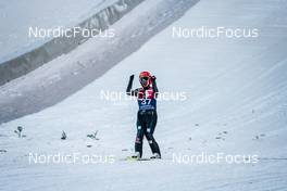 04.12.2021 Lillehammer, Norway (NOR): Katharina Althaus (GER) - FIS world cup ski jumping women, individual HS98, Lillehammer (NOR). www.nordicfocus.com. © Modica/NordicFocus. Every downloaded picture is fee-liable.