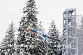 11.12.2021, Klingenthal, Germany (GER): Nika Prevc (SLO) - FIS world cup ski jumping women, individual HS140, Klingenthal (GER). www.nordicfocus.com. © Thibaut/NordicFocus. Every downloaded picture is fee-liable.