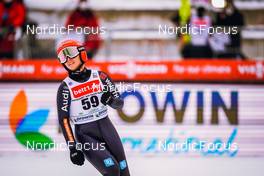 11.12.2021, Klingenthal, Germany (GER): Katharina Althaus (GER) - FIS world cup ski jumping women, individual HS140, Klingenthal (GER). www.nordicfocus.com. © Thibaut/NordicFocus. Every downloaded picture is fee-liable.