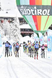24.01.2021, Toblach-Cortina, Italy (ITA): Anton Karlsson (SWE), Petter Eliassen (NOR), Anders Aukland (NOR), Emil Persson (SWE), group l-r - Visma Ski Classics, Toblach-Cortina (ITA). www.nordicfocus.com. © Reichert/NordicFocus. Every downloaded picture is fee-liable.