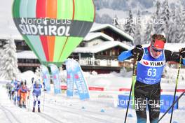 24.01.2021, Toblach-Cortina, Italy (ITA): Arnaud Du Pasquiere (FRA) - Visma Ski Classics, Toblach-Cortina (ITA). www.nordicfocus.com. © Reichert/NordicFocus. Every downloaded picture is fee-liable.