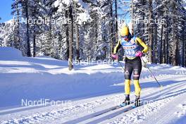 16.01.2021, St. Moritz, Switzerland (SUI): Jenny Larsson (SWE) - Visma Ski Classics La Diagonela, St. Moritz (SUI). www.nordicfocus.com. © Reichert/NordicFocus. Every downloaded picture is fee-liable.