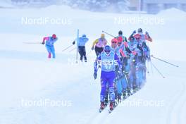 16.01.2021, St. Moritz, Switzerland (SUI): Maxim Vylegzanin (RUS) - Visma Ski Classics La Diagonela, St. Moritz (SUI). www.nordicfocus.com. © Reichert/NordicFocus. Every downloaded picture is fee-liable.