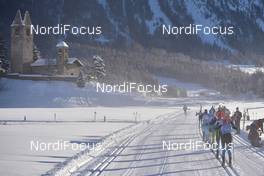 16.01.2021, St. Moritz, Switzerland (SUI): Arnaud Du Pasquiere (FRA) - Visma Ski Classics La Diagonela, St. Moritz (SUI). www.nordicfocus.com. © Reichert/NordicFocus. Every downloaded picture is fee-liable.