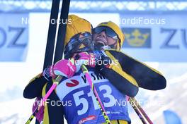 16.01.2021, St. Moritz, Switzerland (SUI): Jenny Larsson (SWE), Ida Dahl (SWE) - Visma Ski Classics La Diagonela, St. Moritz (SUI). www.nordicfocus.com. © Reichert/NordicFocus. Every downloaded picture is fee-liable.