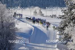 16.01.2021, St. Moritz, Switzerland (SUI): group - Visma Ski Classics La Diagonela, St. Moritz (SUI). www.nordicfocus.com. © Reichert/NordicFocus. Every downloaded picture is fee-liable.