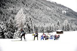 31.01.2021, Val di Fiemme, Italy (ITA): Tord Asle Gjerdalen (NOR), Stian Hoelgaard (NOR), Bob Niemi-Impola (SWE), Emil Persson (SWE), (l-r)  - Visma Ski Classics Marcialonga, Val di Fiemme (ITA). www.nordicfocus.com. © Modica/NordicFocus. Every downloaded picture is fee-liable.