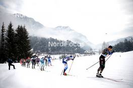 31.01.2021, Val di Fiemme, Italy (ITA): Event Feature: undefined athletes compete on the track  - Visma Ski Classics Marcialonga, Val di Fiemme (ITA). www.nordicfocus.com. © Modica/NordicFocus. Every downloaded picture is fee-liable.
