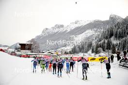 31.01.2021, Val di Fiemme, Italy (ITA): Feature: Start of the womens race - Visma Ski Classics Marcialonga, Val di Fiemme (ITA). www.nordicfocus.com. © Modica/NordicFocus. Every downloaded picture is fee-liable.