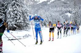 31.01.2021, Val di Fiemme, Italy (ITA): Alexey Dvoskin (RUS) - Visma Ski Classics Marcialonga, Val di Fiemme (ITA). www.nordicfocus.com. © Modica/NordicFocus. Every downloaded picture is fee-liable.
