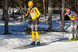 07.03.2021, Mora, Sweden (SWE): Lina Korsgren (SWE), Marit Bjoergen (NOR), (l-r) - Visma Ski Classics Vasaloppet, Mora (SWE). www.nordicfocus.com. © Schmidt/NordicFocus. Every downloaded picture is fee-liable.