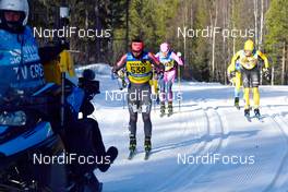 07.03.2021, Mora, Sweden (SWE): Marit Bjoergen (NOR), Katerina Smutna (CZE), Lina Korsgren (SWE), (l-r) - Visma Ski Classics Vasaloppet, Mora (SWE). www.nordicfocus.com. © Schmidt/NordicFocus. Every downloaded picture is fee-liable.