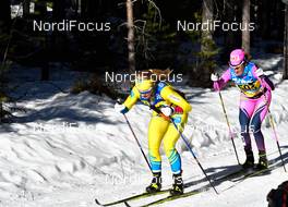07.03.2021, Mora, Sweden (SWE): Emilie Fleten (NOR), Katerina Smutna (CZE), (l-r) - Visma Ski Classics Vasaloppet, Mora (SWE). www.nordicfocus.com. © Schmidt/NordicFocus. Every downloaded picture is fee-liable.