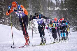 21.03.2021, Valadalen, Sweden (SWE): Runar Skaug Mathisen (NOR), Tord Asle Gjerdalen (NOR), Emil Persson (SWE), (l-r) - Visma Ski Classics, Valadalen (SWE). www.nordicfocus.com. © Visma Ski Classics /Magnus Oesth/NordicFocus. Every downloaded picture is fee-liable.